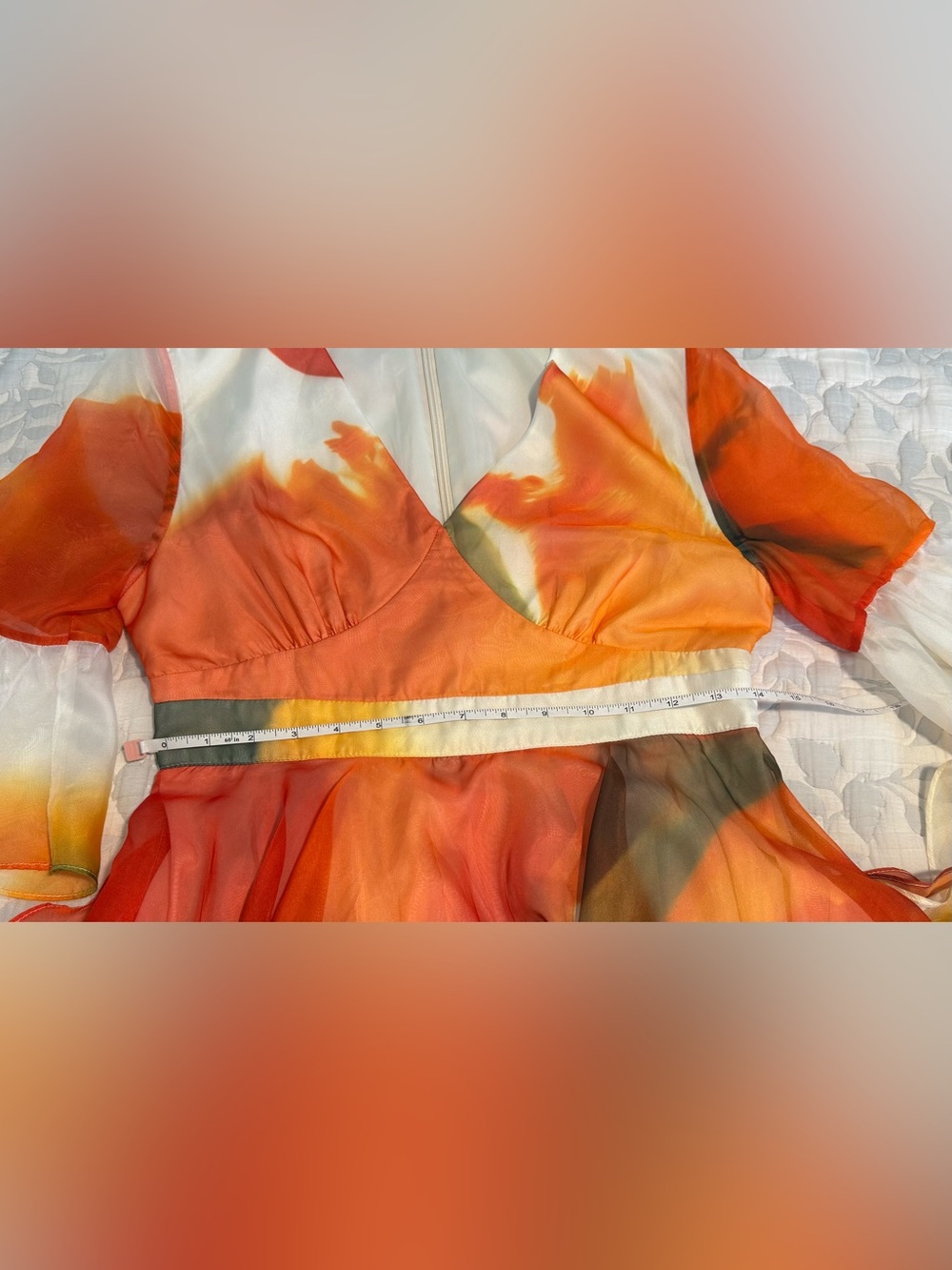STYLEWE Orange & Yellow Tropical Print Maxi Dress #255 - Picture 10 of 10